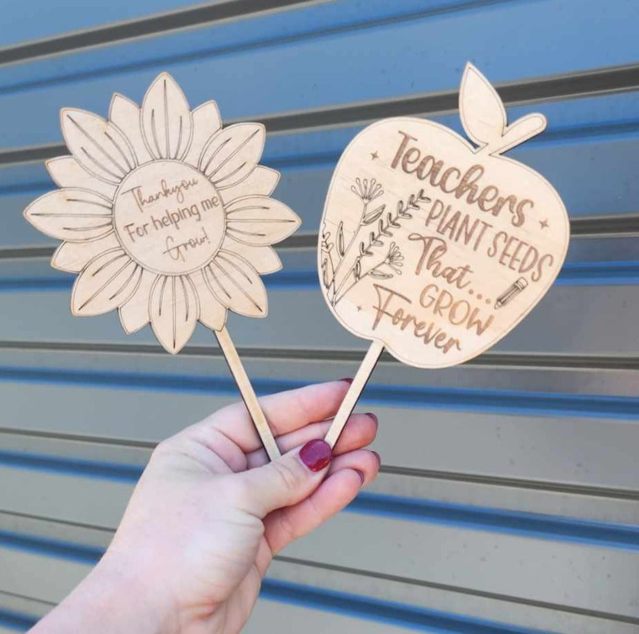 Teacher Plant Stakes