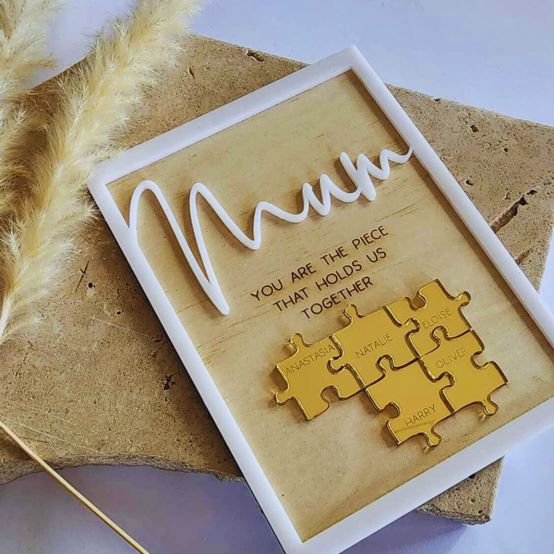 Puzzle Piece Plaque