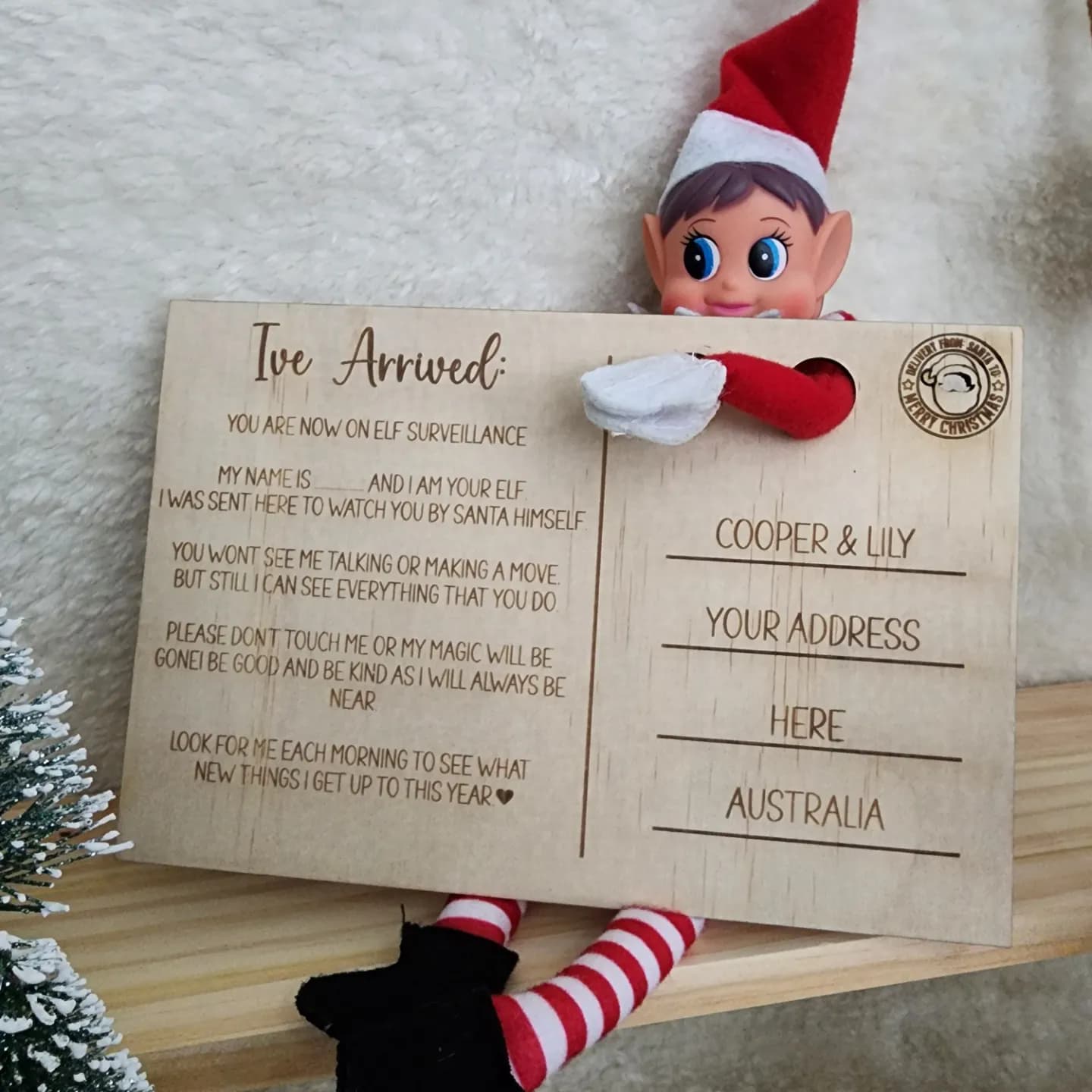 Elf Postcard