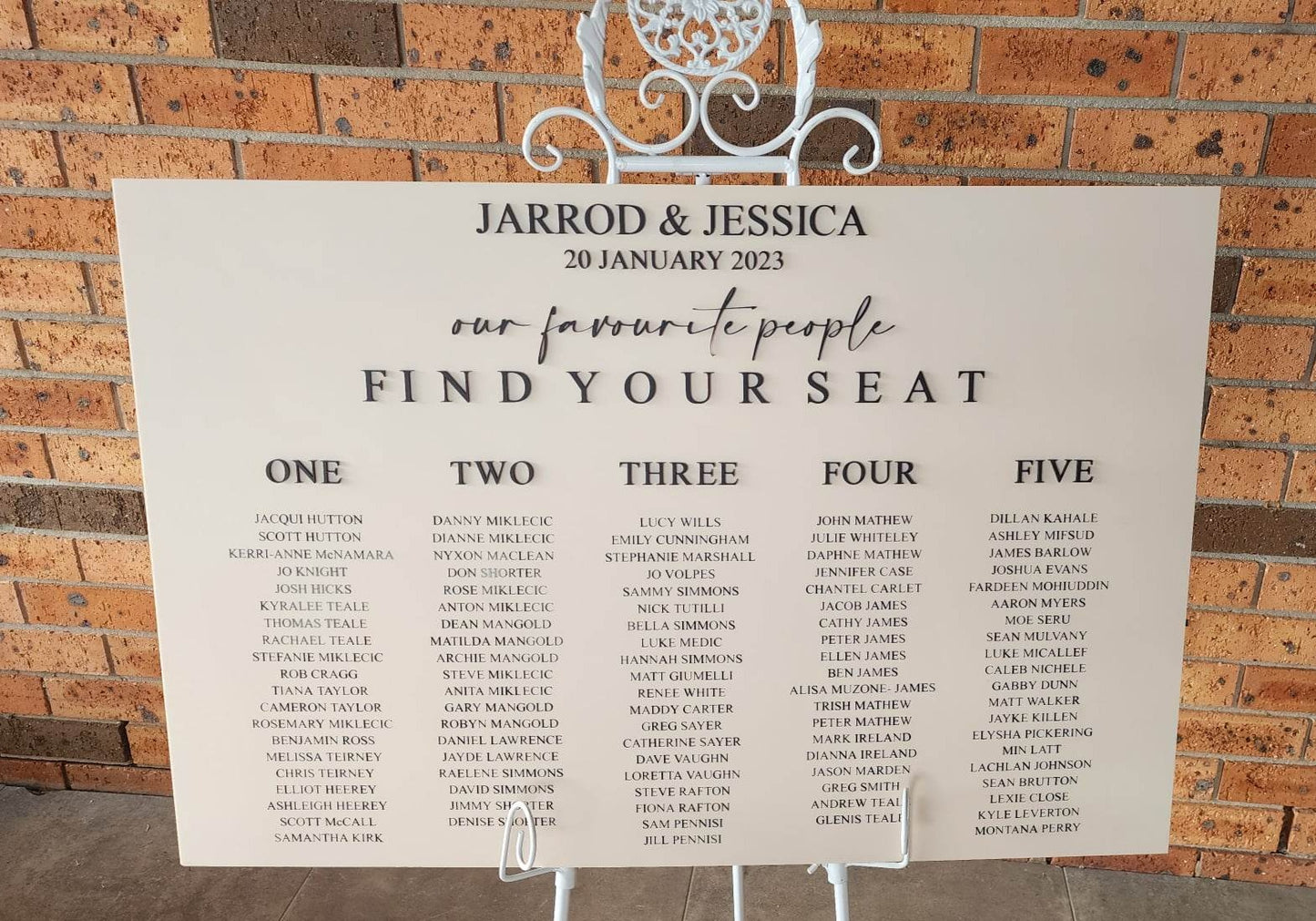 Wedding,wedding seating list,custom laser cut wedding,wedding seating list,,laser cut gift,wedding present, lily and co creations