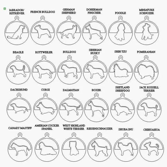 Personalised Dog Ornament