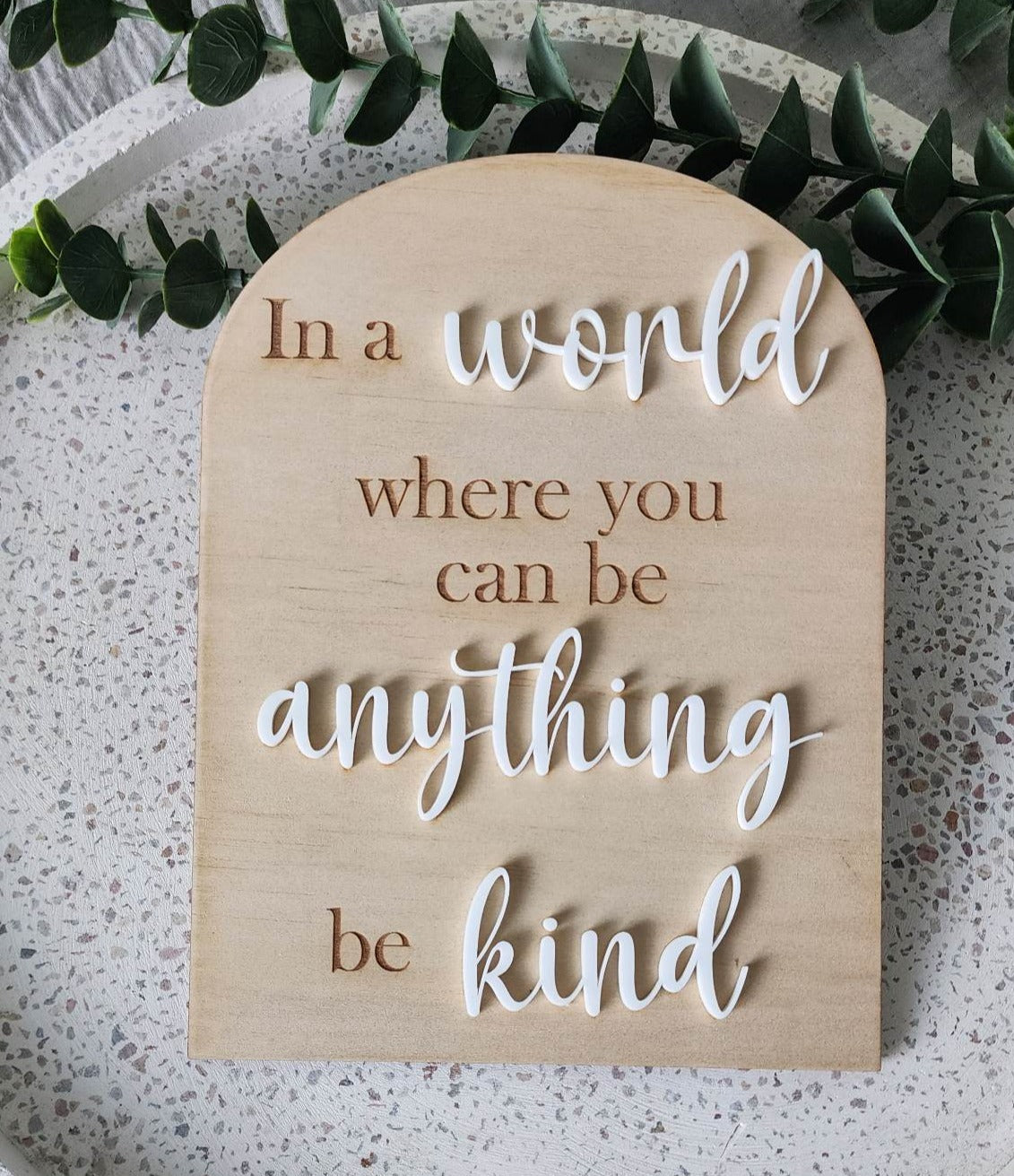 Kindness Plaque