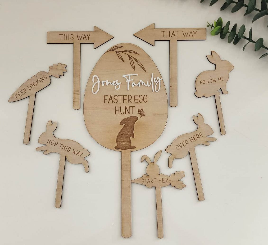 Egg Hunt Signs