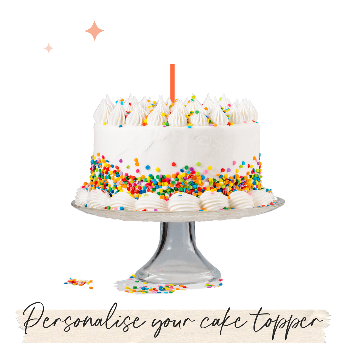 birthday cake topper, cake topper, birthday custom sign, lily and co creations, laser cut birthday cake topper