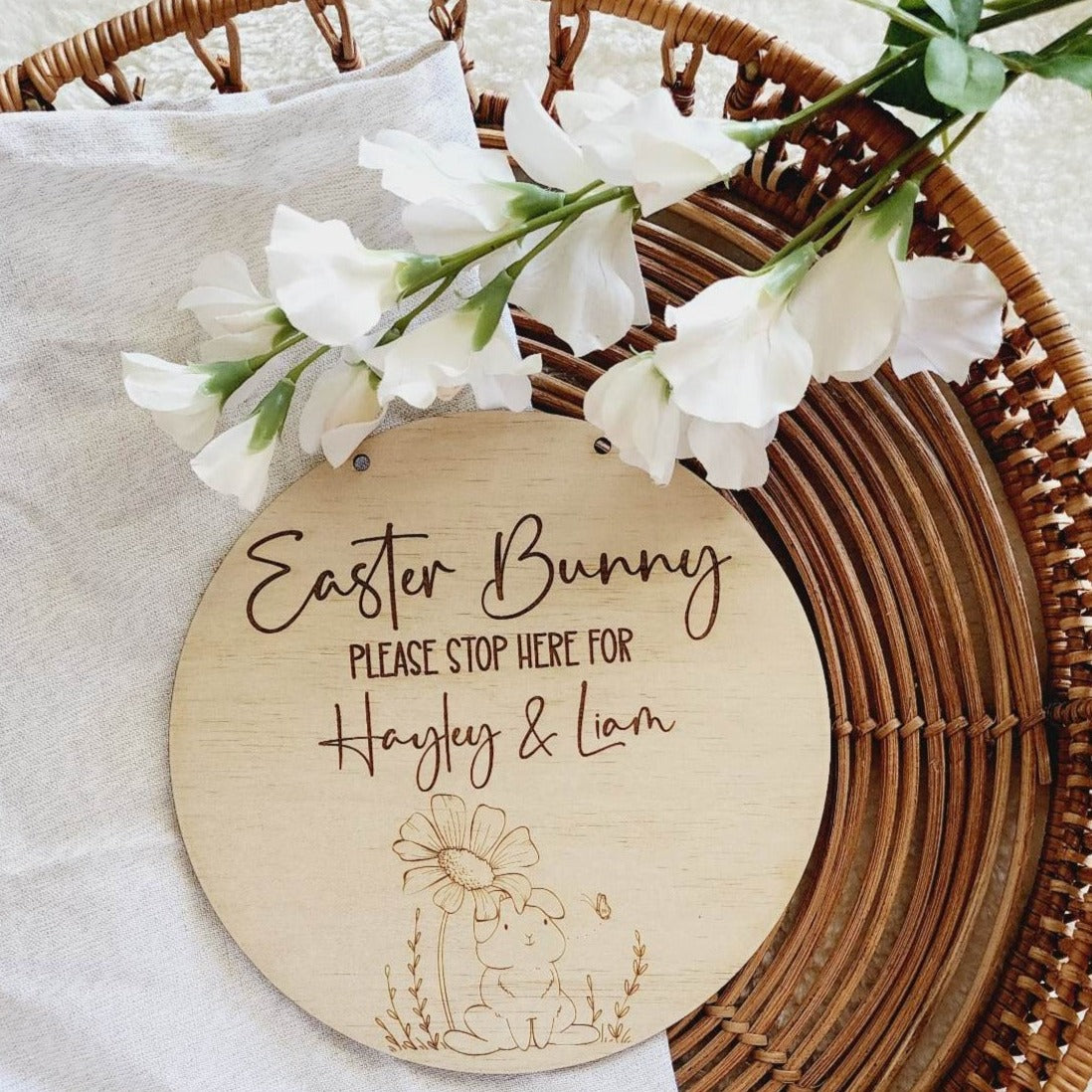 Custom Easter gift,laser cut gift,easter present,easter key gift, lily and co creations
