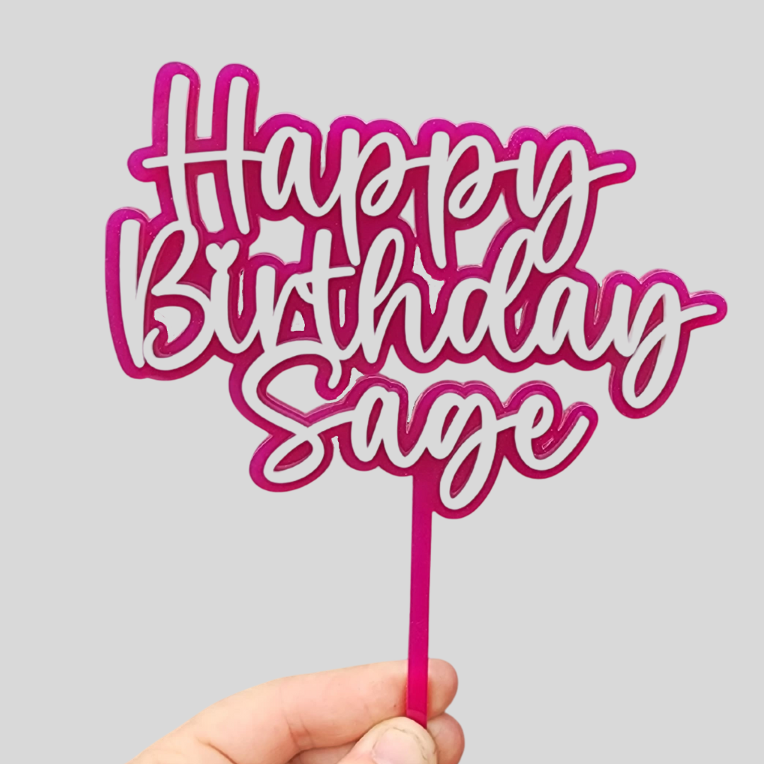 Double Layer Cake toppers