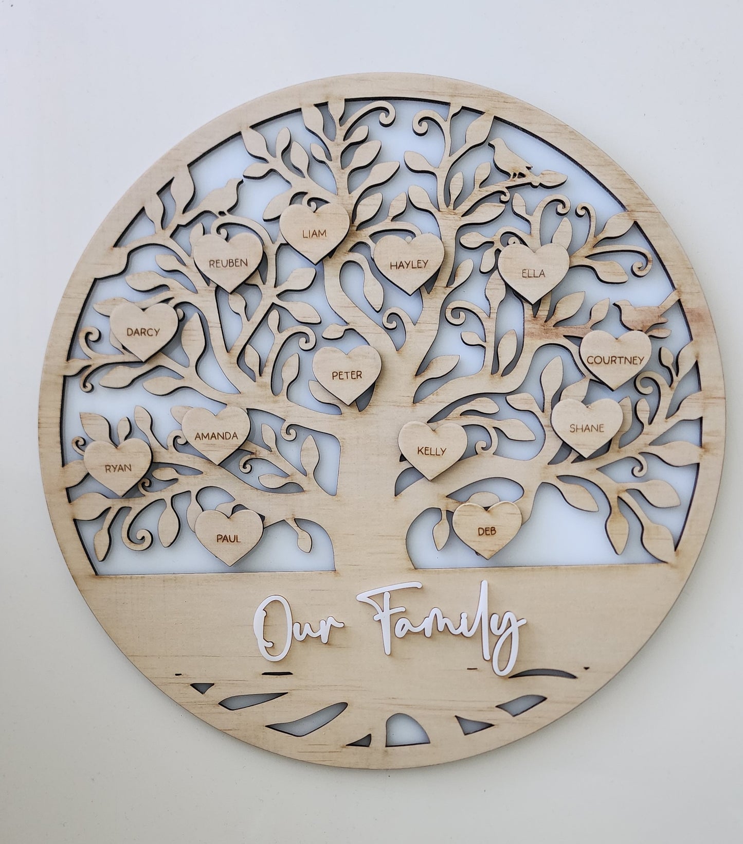 Family tree plaque