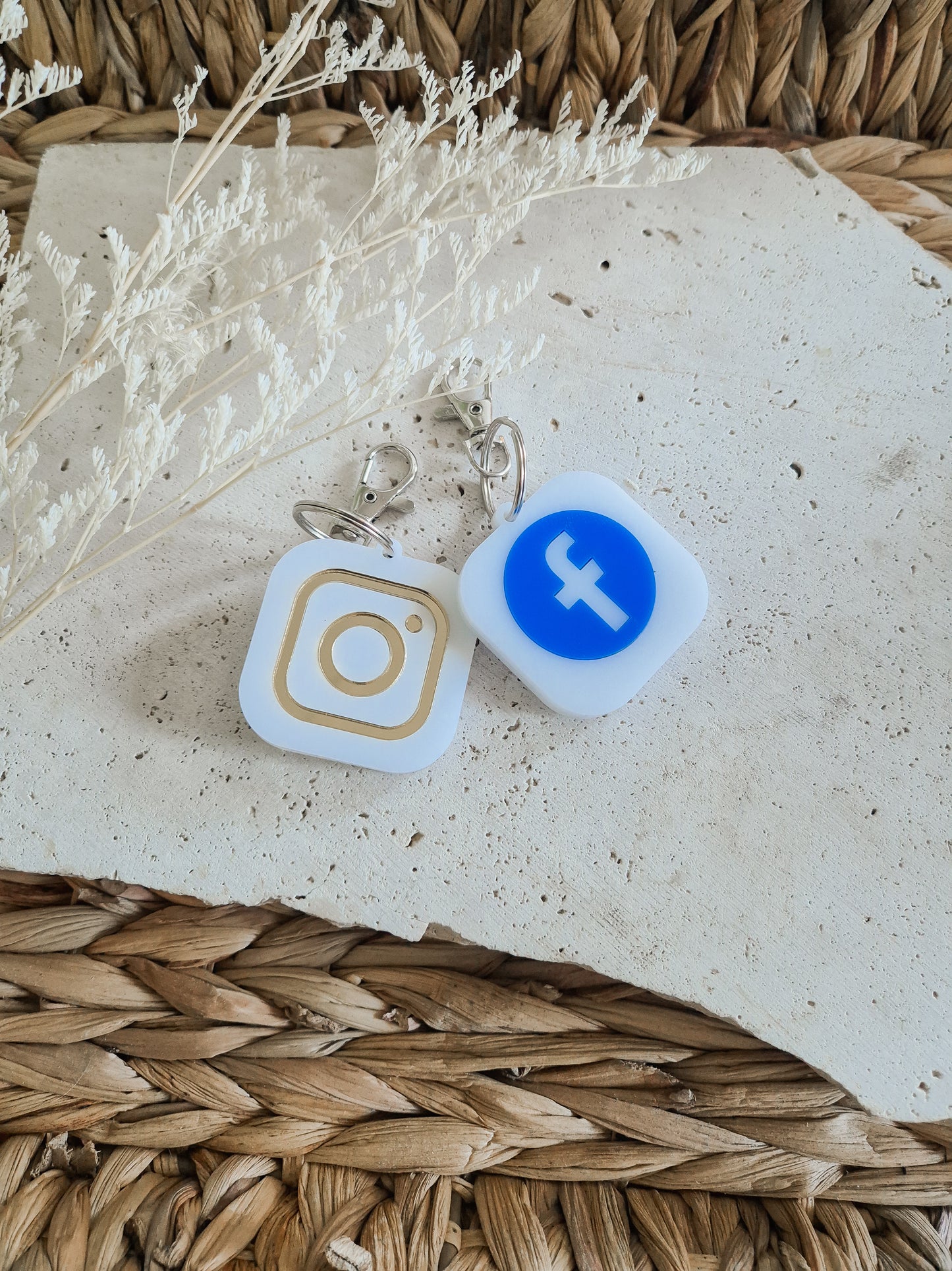 Social Media Keyring