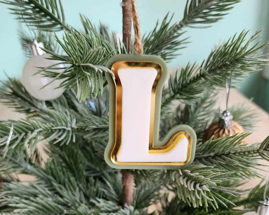Triple Layer Letter Ornaments