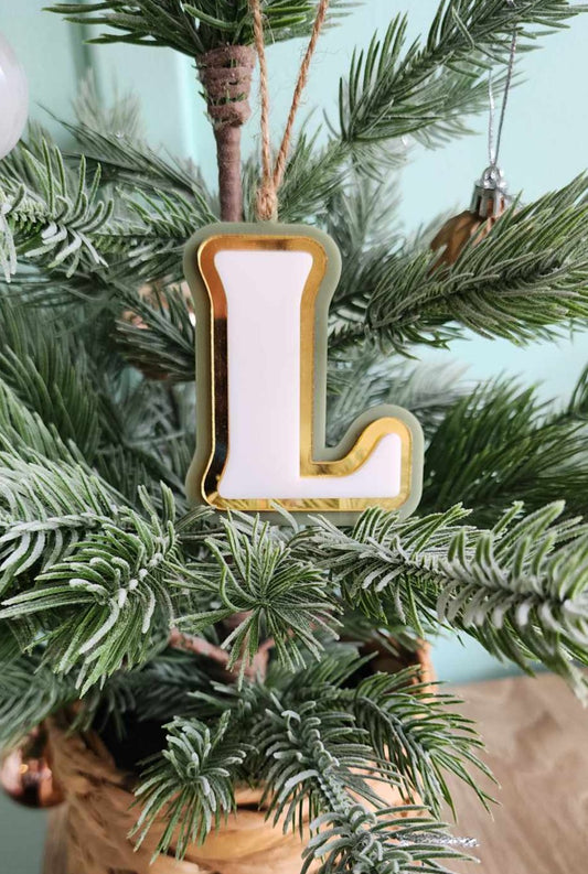 Triple Layer Letter Ornaments