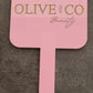 Branded Acrylic Handheld mirror & Face sheilds