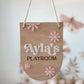 Daisy Playroom Door sign