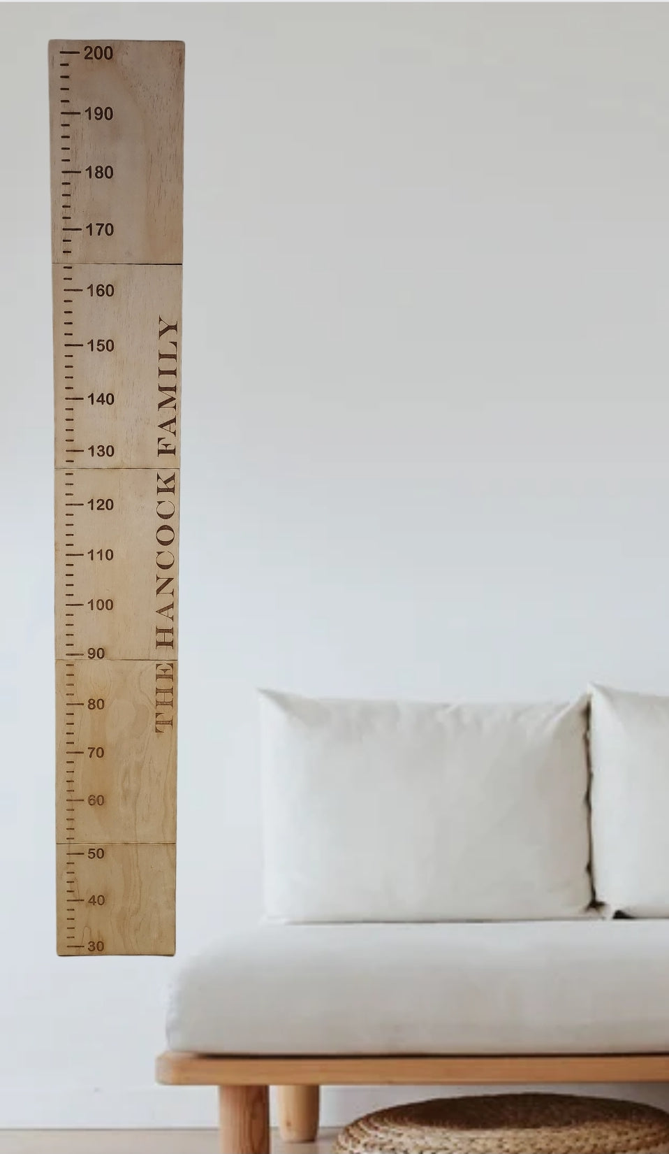 Personalised growth chart