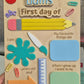 Colourful Back to school board