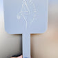 Branded Acrylic Handheld mirror & Face sheilds
