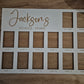 Personalised school year frames