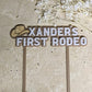 First Rodeo cake topper