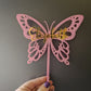 Double layer butterfly topper
