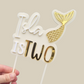 Double Layered Mermaid Cake topper
