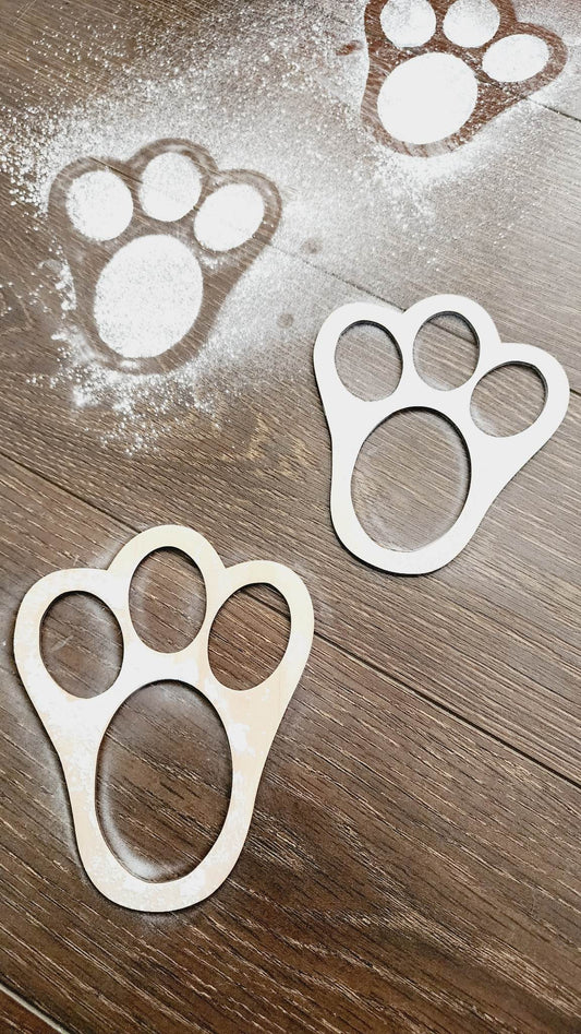 Custom Easter gift,laser cut gift,easter present,easter key gift, lily and co creations,easter bunny footprints