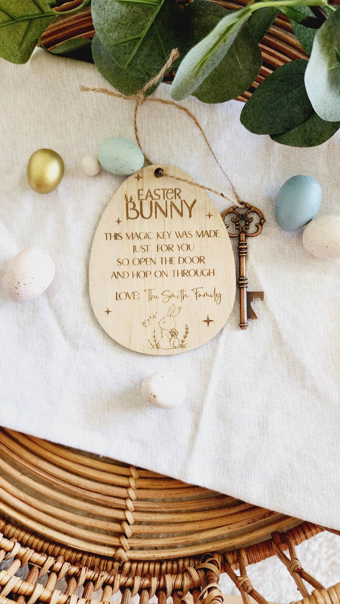 Easter Key Easter Bunny Magic Key – Lilyandcocreations
